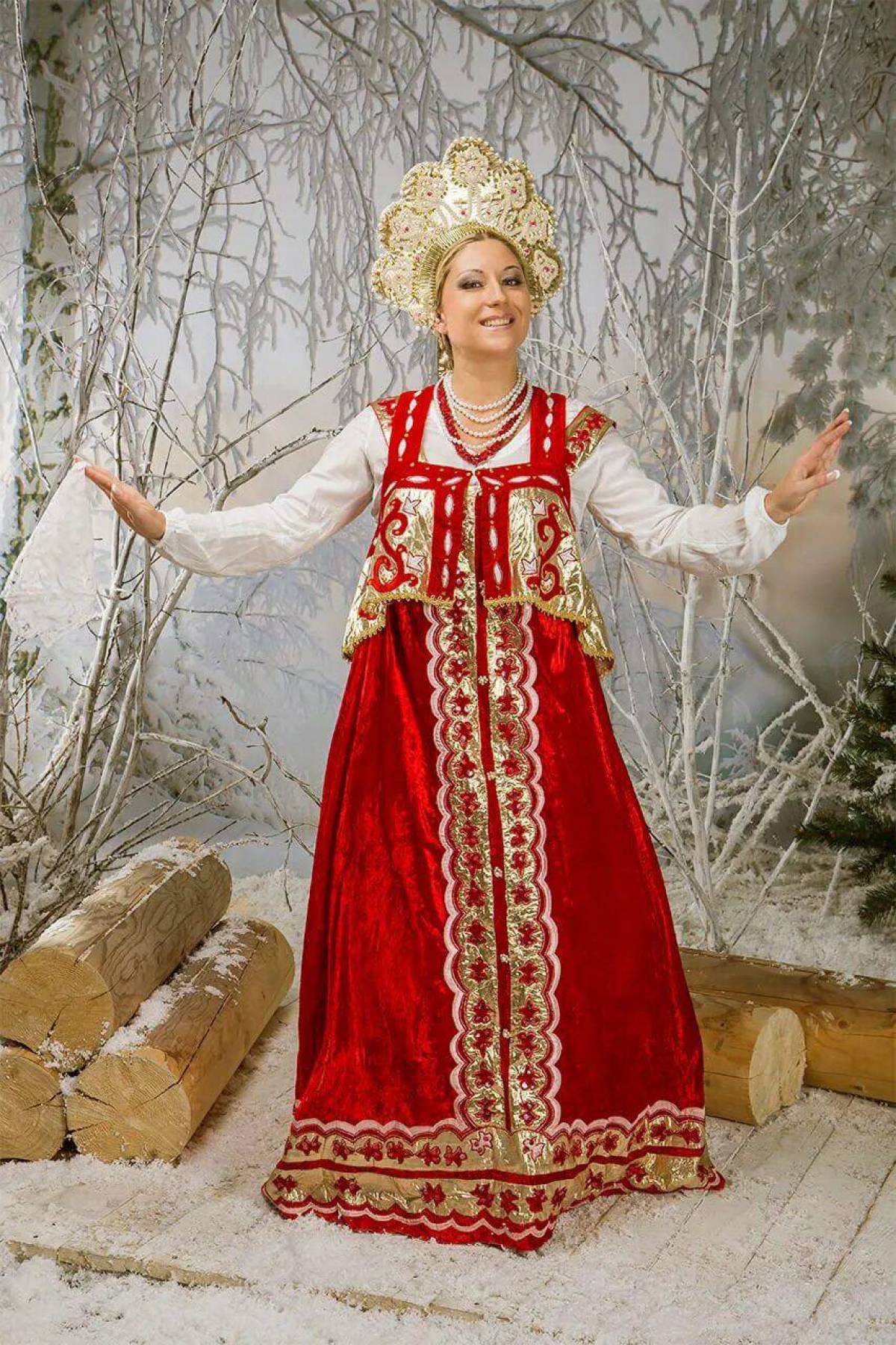 Girls in Slavic costumes in Bremen